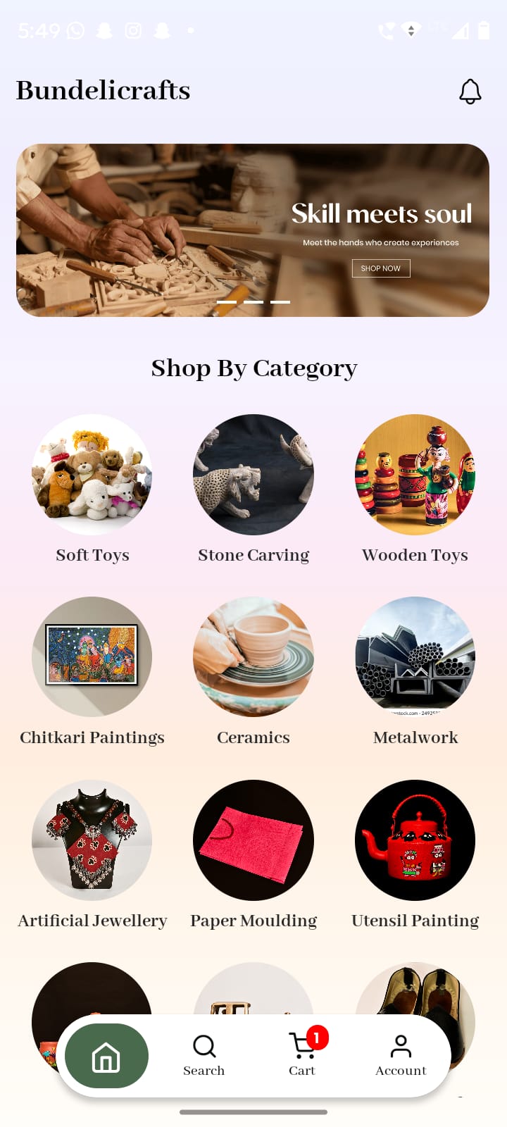 BundeliCrafts — shop by category