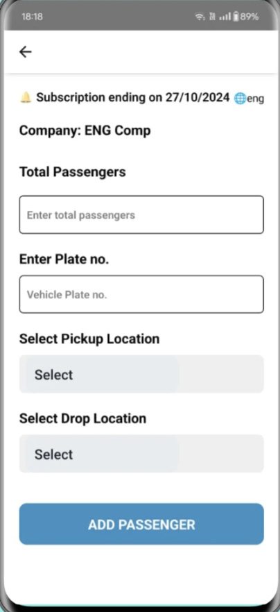 AI Passport Scanner — passenger management